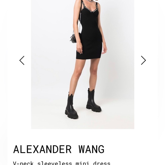 Alexander Wang V-neck sleeveless mini dress - Picture 1 of 6